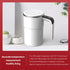 Automatic Coffee Stirring Cup, Stainless Steel Self-stirring Coffee Cup With Lid, Automatic Stirring, LED Intelligent Display Temperature