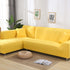 Tight Wrap Sofa Cover Elastic 2 Pieces Sofa Cover with L Style Piece Corner Sofa