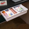 Under Desk Invisible Transparent Drawer Storage Box Desktop Stationery Organizer