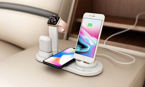 4 In 1 Wireless Charger Fast Charging Pad Stand
