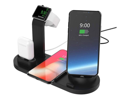4 In 1 Wireless Charger Fast Charging Pad Stand