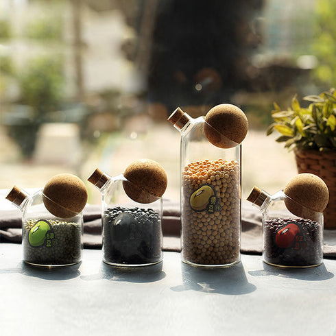 Glass Transparent Cork Storage Tank Sealed Tank