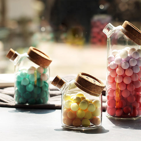 Glass Transparent Cork Storage Tank Sealed Tank