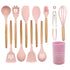 Baking Tools Non-stick Cookware Silicone Spatula With Wooden Handle Kitchenware Tube