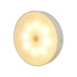 Usb Rechargeable Motion Sensor Light Round Wireless LED Puck Light Kichen Cabinet Lighting Motion Sensor Lamp Night Light