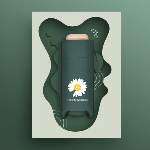 Sun Umbrella Female Sunscreen Anti Ultraviolet Compact Portable Folding 50 Off Pocket Capsule Sun And Rain Umbrella Dual-use Umbrella