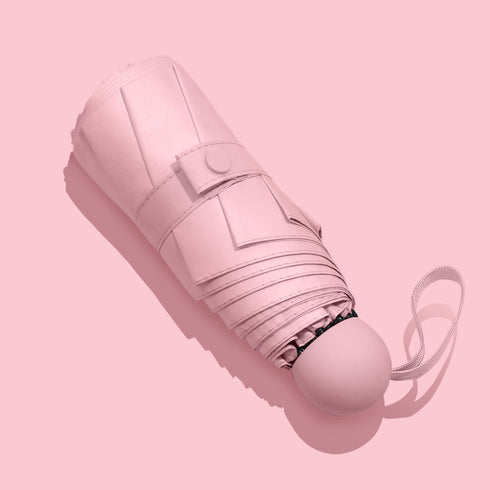 Sun Umbrella Female Sunscreen Anti Ultraviolet Compact Portable Folding 50 Off Pocket Capsule Sun And Rain Umbrella Dual-use Umbrella