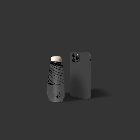 Sun Umbrella Female Sunscreen Anti Ultraviolet Compact Portable Folding 50 Off Pocket Capsule Sun And Rain Umbrella Dual-use Umbrella