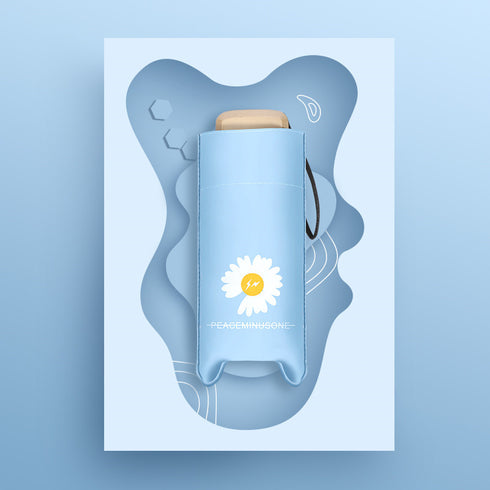 Sun Umbrella Female Sunscreen Anti Ultraviolet Compact Portable Folding 50 Off Pocket Capsule Sun And Rain Umbrella Dual-use Umbrella