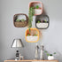 Flower Pot Wall-mounted Radish Copper Money Grass Wall-mounted