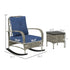 Rattan Chaise Lounge Chair, Wicker Patio Furniture Set
