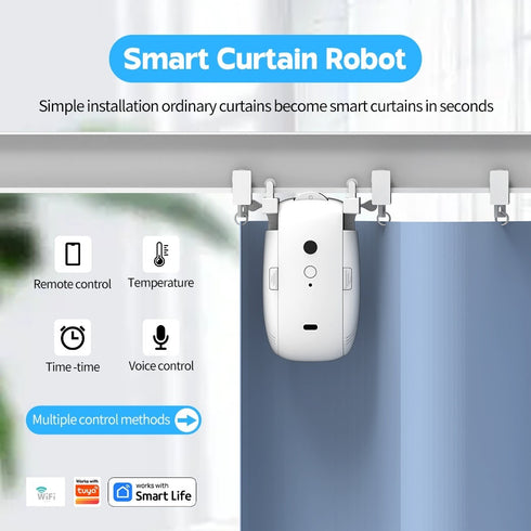 Bluetooth Electric Curtain Controller Graffiti Intelligent