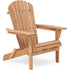 Wooden Outdoor Folding Adirondack Chair 2 Piece Set Of Wooden Lounge Patio Chairs