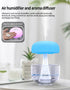 Jellyfish Raindrop Humidifier Ultrasonic Atomization Seven-color Ambience Light Cloud Rain Aroma Diffuser Home Decor