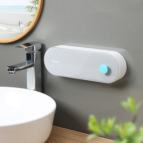 Wall-mounted Drainage Punching Free Soap Holder With Lid