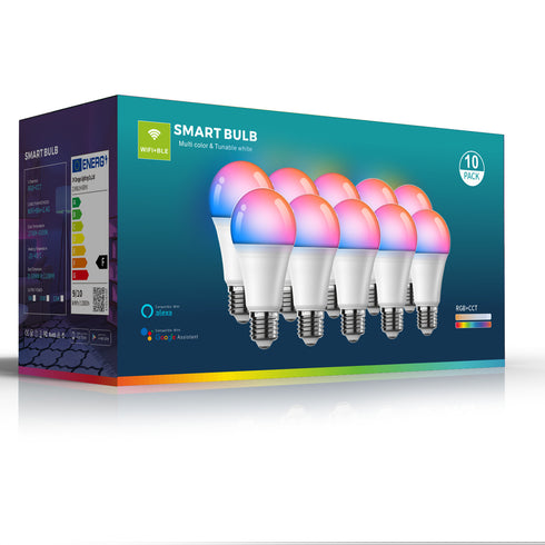 Smart Wifi Bluetooth Dimming And Color-changing Bulb