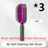 Self Cleaning Hair Brush For Women One-key Cleaning Hair Loss Airbag Massage Scalp Comb Anti-Static Hairbrush