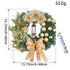 Christmas Light Wreath Door And Window Decoration Vine Ring