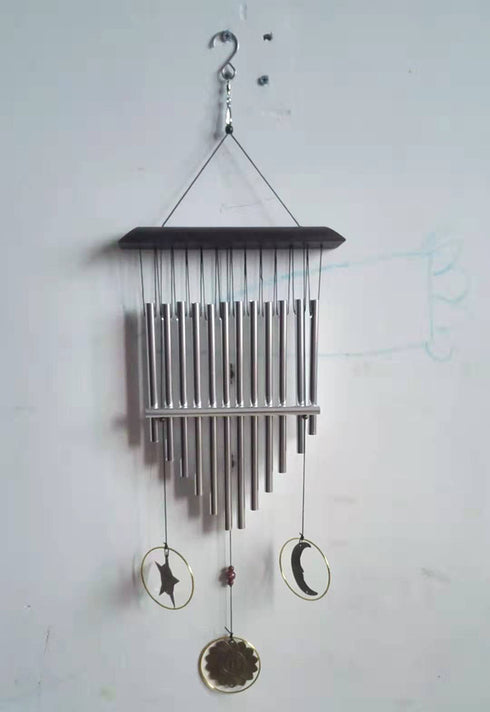 Solid wood metal aluminum pipe wind chime