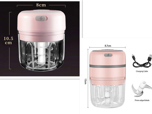 Mini Wireless Electric Garlic Masher, Electric Garlic Masher, Garlic Masher, Garlic Press, Household Garlic Masher