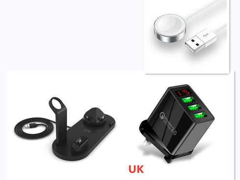 4 In 1 Wireless Charger Fast Charging Pad Stand