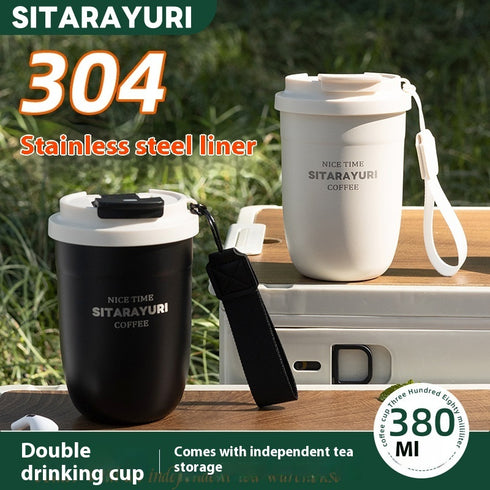 Large Capacity Stainless Steel Insulated Mug Portable Cold Insulation Tumbler