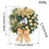 Christmas Light Wreath Door And Window Decoration Vine Ring