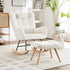 Rocking Chair Rocker Chair Single Recliner Casual Lounger Lounge Chair Cushion For Living Room Bedroom