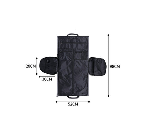 Large-capacity travel Waterproof bag portable cylinder folding suit bag