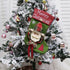 2025 New Year Xmas Big Stockings Set Decorations Christmas 3D Plush Big Sock Christmas Tree Pendant Decorating Supplies