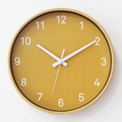 Wooden Wall Clock Japanese Simple Modern