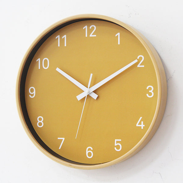 Wooden Wall Clock Japanese Simple Modern