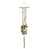 Wall hanging braided rope hanging basket