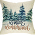 Winter Series Throw Pillow Cover Linen