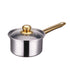 Stainless Steel Gold Handle Pot Set Non-stick Pan Stainless Pots Suit