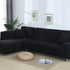Tight Wrap Sofa Cover Elastic 2 Pieces Sofa Cover with L Style Piece Corner Sofa