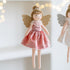 Christmas Decoration High-grade Flannel Ankle-tied Girl Angel Small Pendant