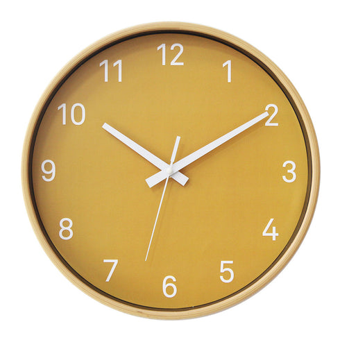 Wooden Wall Clock Japanese Simple Modern