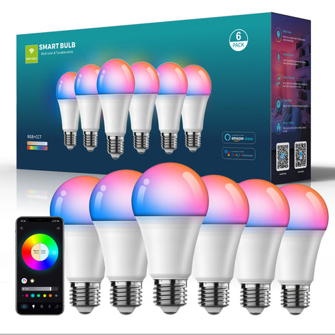 Smart Wifi Bluetooth Dimming And Color-changing Bulb