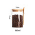 Wood Spoon Glass Storage Tank Set Food Storage