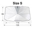 Foldable Car Windshield Sunshade UV Heat Block Umbrella