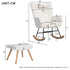 Rocking Chair Rocker Chair Single Recliner Casual Lounger Lounge Chair Cushion For Living Room Bedroom
