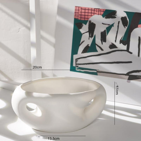 Ins Nordic Ceramic Dried Flower Vase Decorative Ornaments