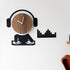 Quartz Clock Silent Wooden Wall Clock Children