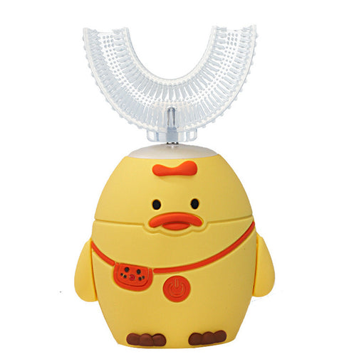 Electric Toothbrush for Kids Silicon Automatic Ultrasonic Teeth Tooth Brush Cartoon Pattern for Children Smart 360 Degrees U