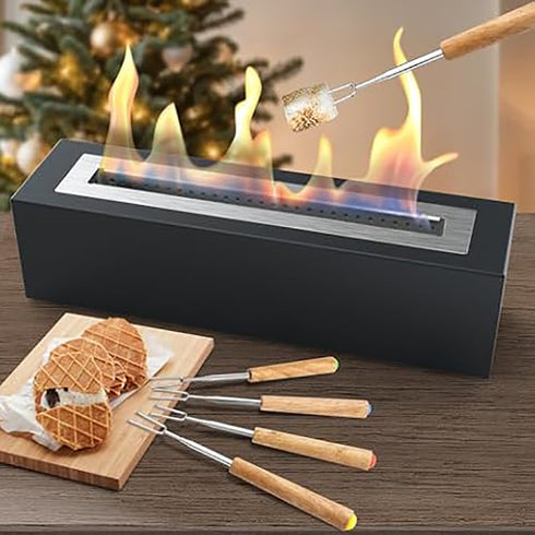 Desktop Fire Pit Strip Square Heating Stove