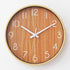 Wooden Wall Clock Japanese Simple Modern