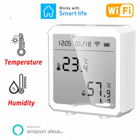 WiFi Smart Temperature Humidity Sensor Meter Hygrometer Monitor
