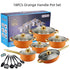 Stainless Steel Gold Handle Pot Set Non-stick Pan Stainless Pots Suit