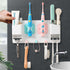 Wall-mounted Two-position Electric Toothbrush Holder With Hook